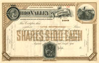 Ohio Valley Railway Co. - Stock Certificate